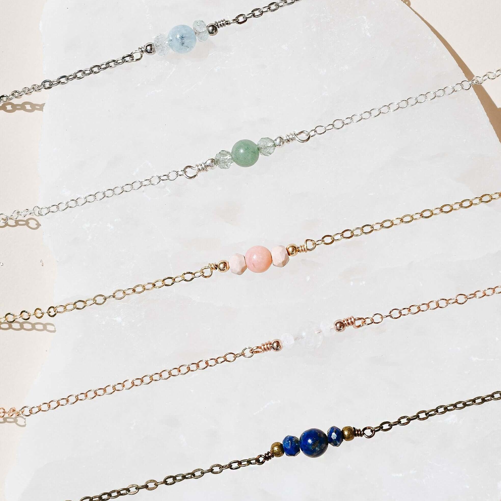 Dainty Choker - Bronze - 14K Gold Fill - Sterling Silver - Stainless Steel - 14K Rose Gold Fill - Luna Tide Handmade Jewellery