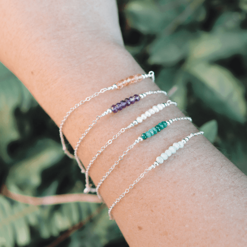 Crystal Friendship Bracelets: Celebrating the Magic of Friendship with Custom Birthstones - Luna Tide Handmade Crystal Jewellery