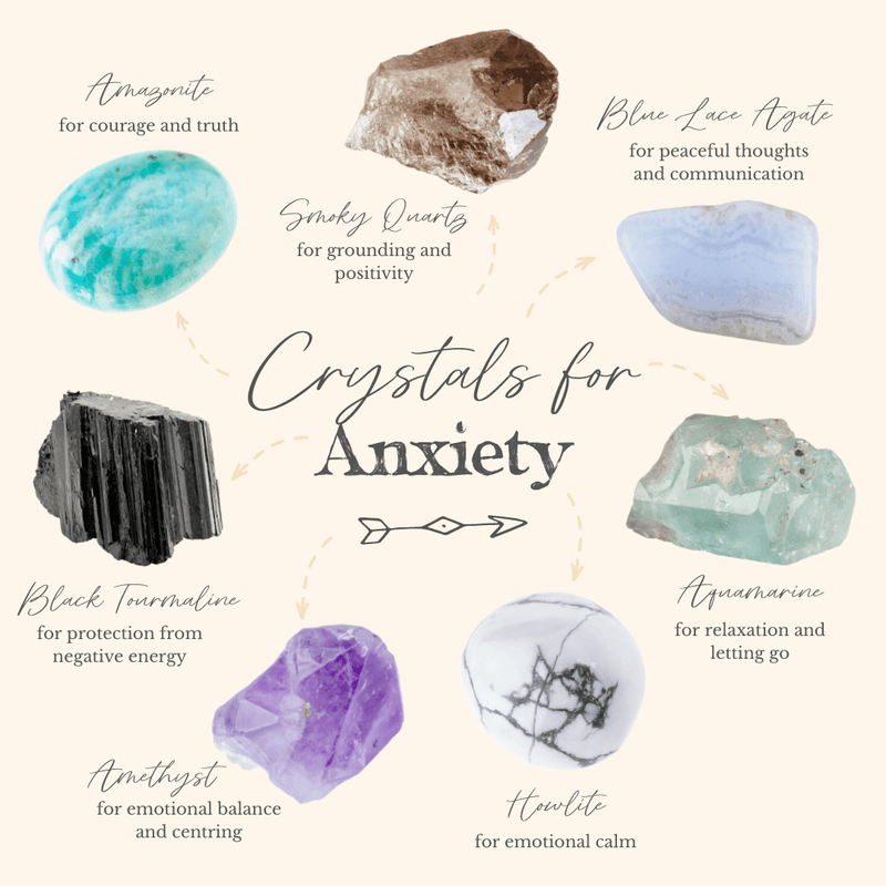 Harness the Soothing Energy of these Calming Crystals for Anxiety - Luna Tide Handmade Crystal Jewellery