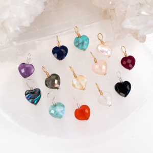 Crystal Heart Necklaces - Luna Tide Handmade Crystal Jewellery