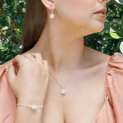 Earrings, Necklace & Bracelet Sets - Luna Tide Handmade Crystal Jewellery