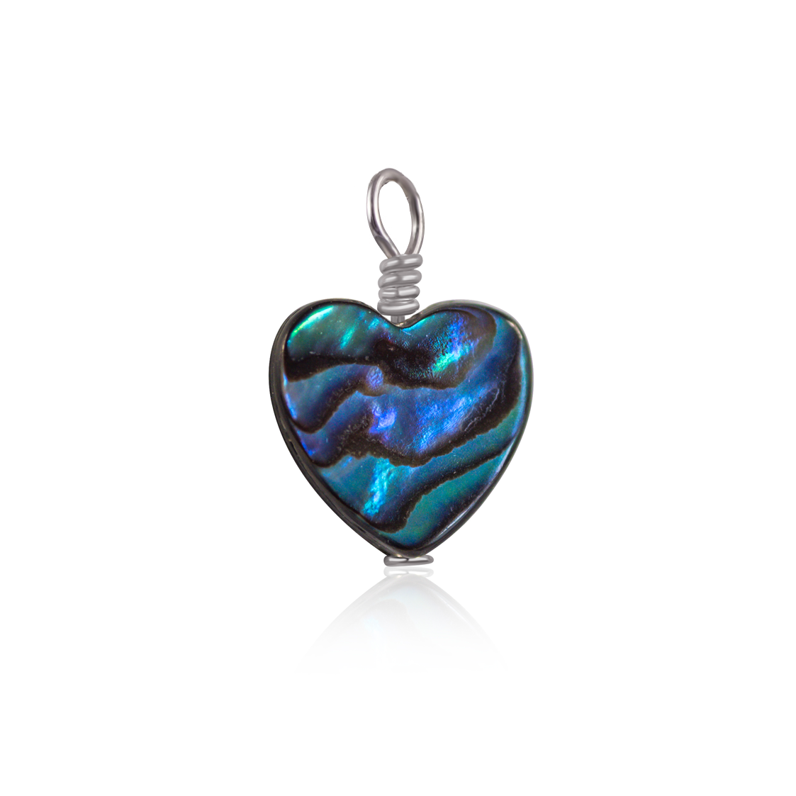 Abalone Shell Heart Pendant
