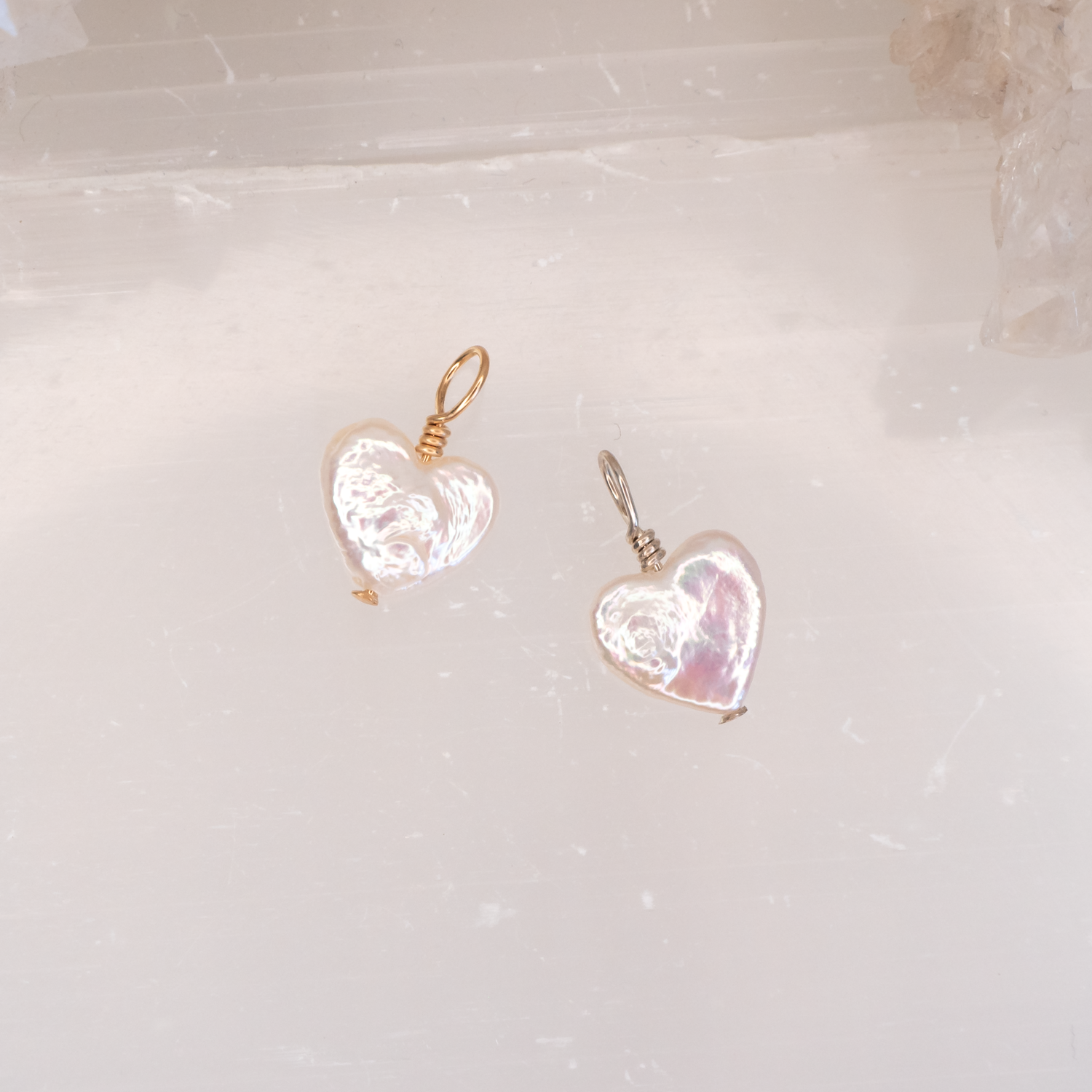 Freshwater Pearl Heart Pendant