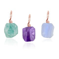 Calm & Serenity Raw Crystal Pendant Bundle - Calm & Serenity Raw Crystal Pendant Bundle - 14k Rose Gold Fill / Pendants only (no chain) - Luna Tide Handmade Crystal Jewellery