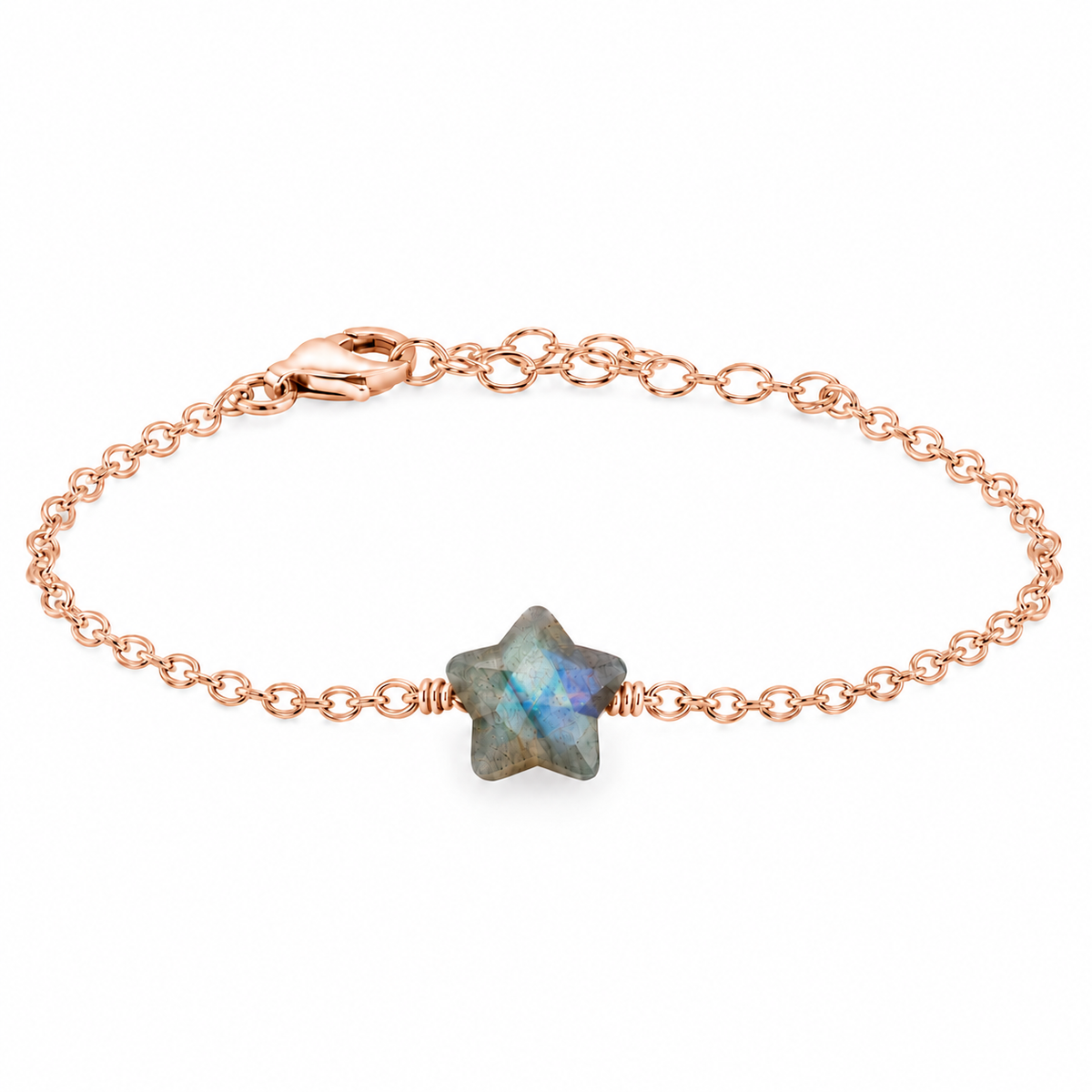 Little Labradorite Crystal Star Bracelet