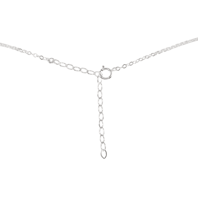 Crystal Quartz Beaded Chain Choker Necklace - Crystal Quartz Beaded Chain Choker Necklace - 14k Gold Fill - Luna Tide Handmade Crystal Jewellery