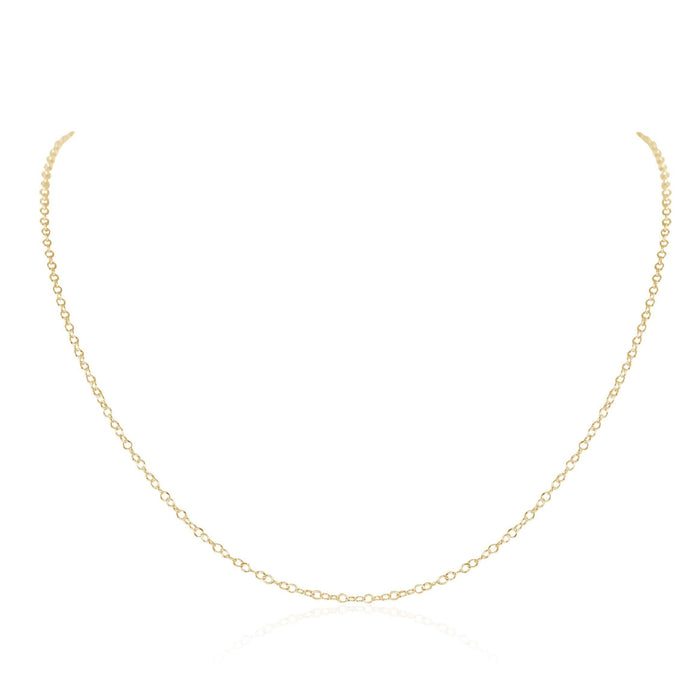 Simple Chain Necklace - 14K Gold Fill - Luna Tide Handmade Jewellery